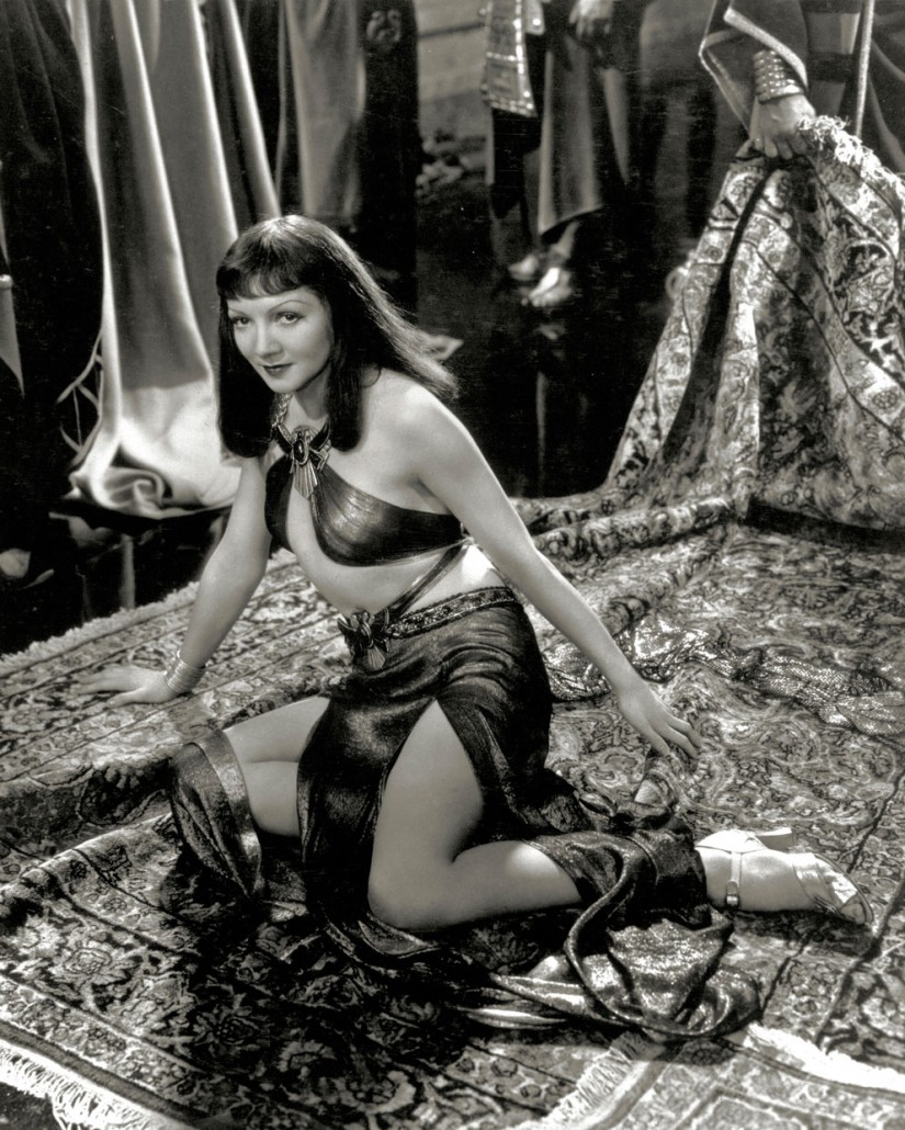 Claudette Colbert in Cleopatra.